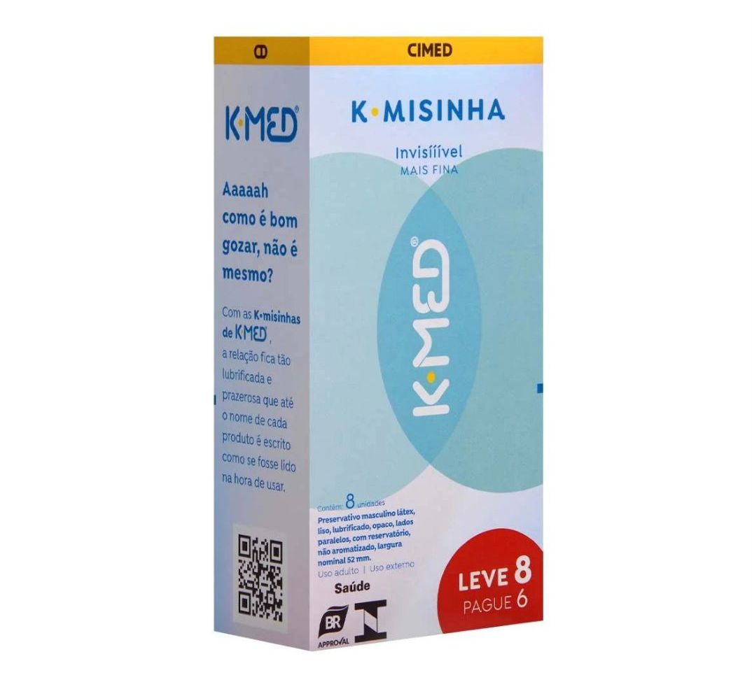 PRESERVATIVO KMISINHA KMED CAIXA C 8U